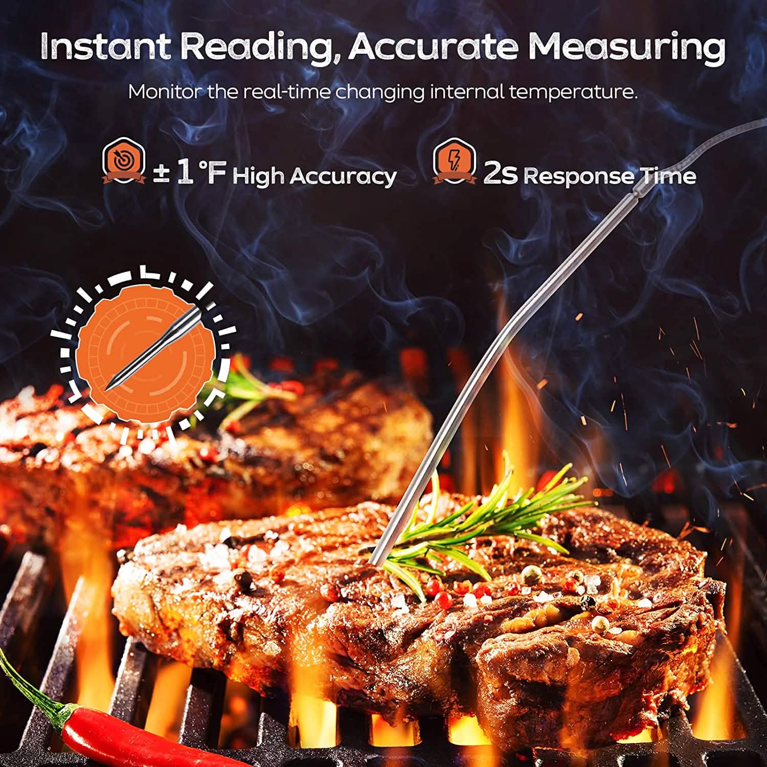 BowLift | Digital Meat Thermometer for Cooking