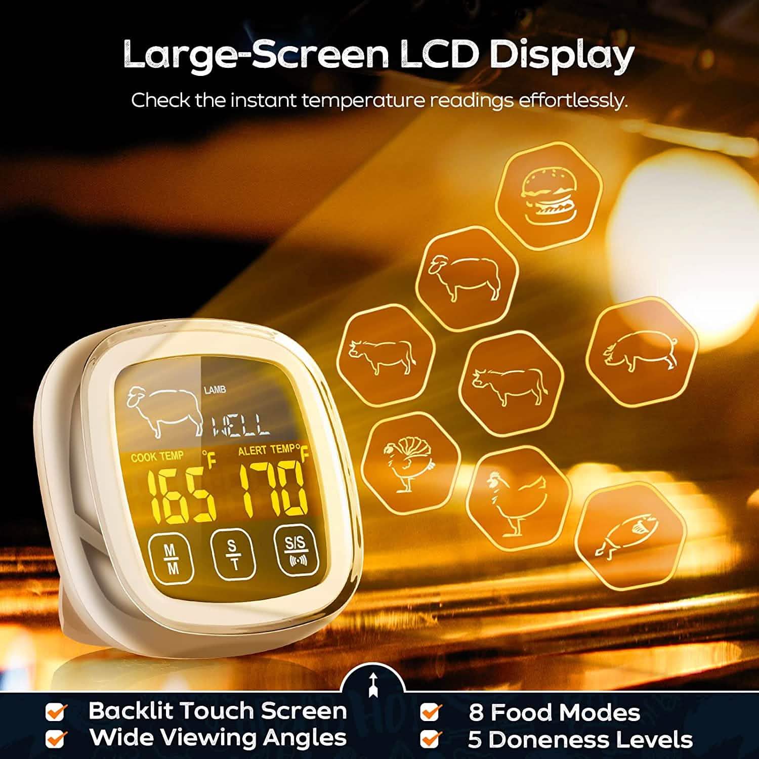BowLift | Digital Meat Thermometer for Cooking
