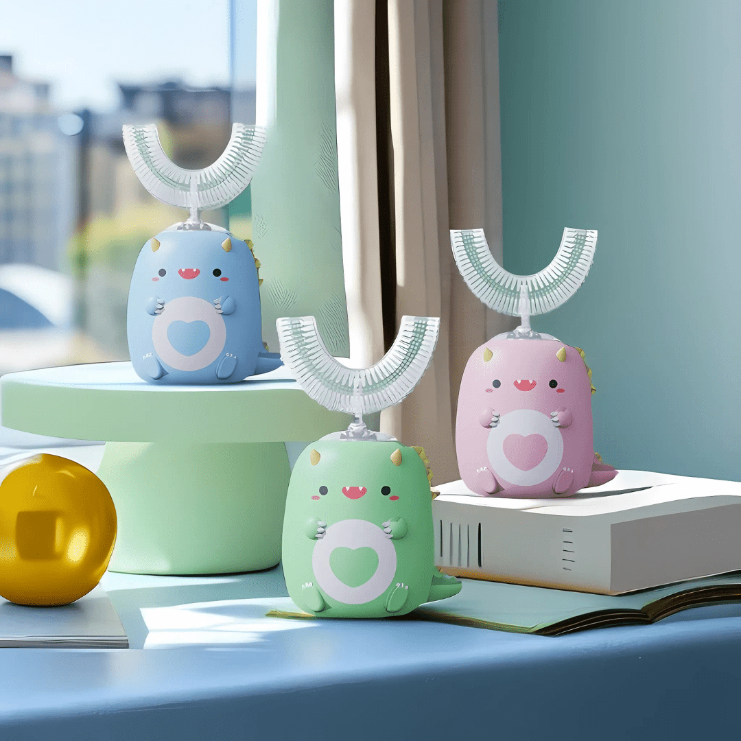 BowLift | DINO BRUSH – Electric Toothbrush for Kids with 360° Cleaning