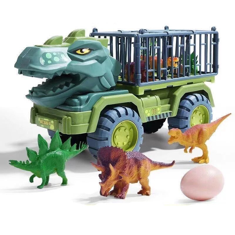 BowLift | Dinotrek Explorers Set – Dinosaur and Vehicle Play Set for Kids – Adventure and Learning Fun