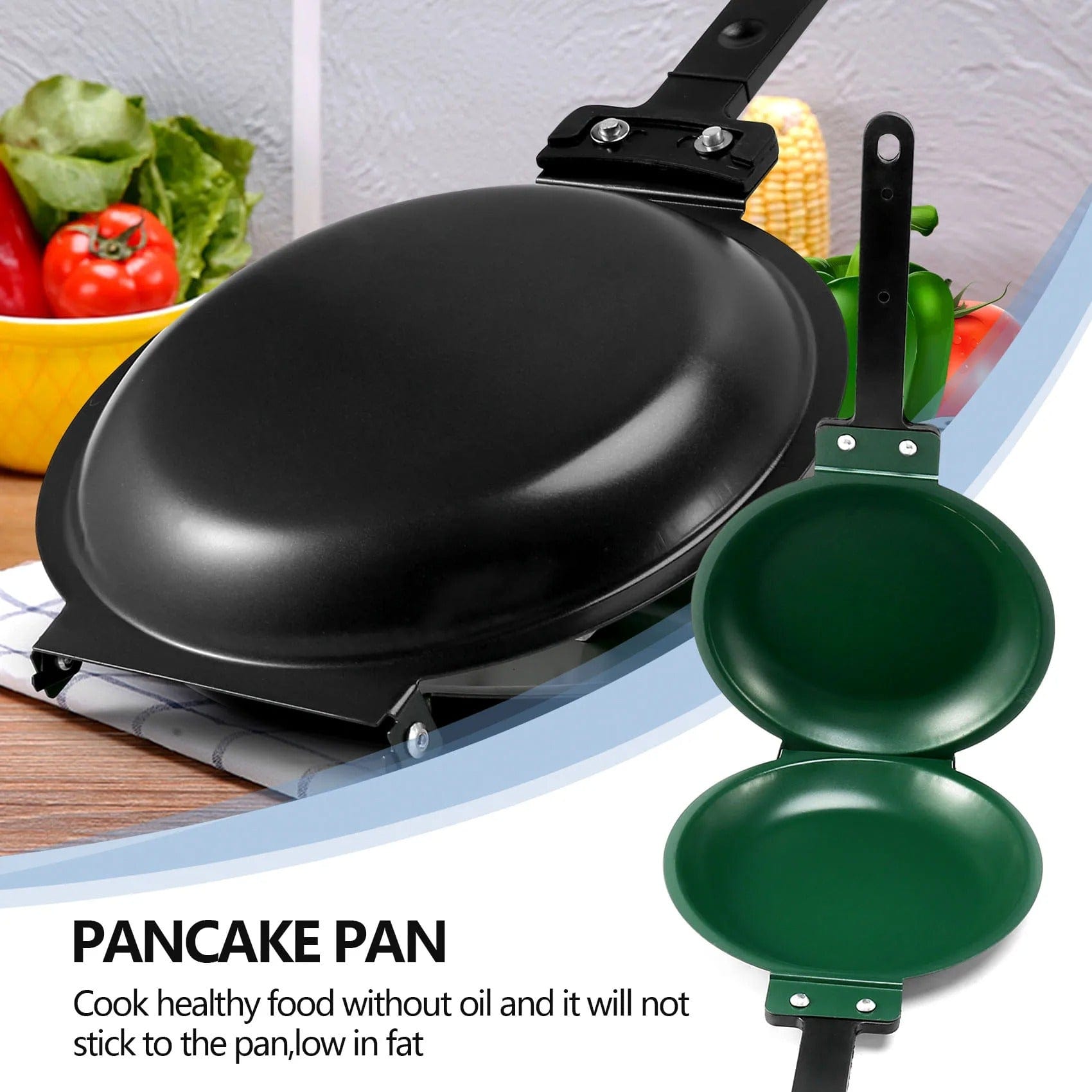 BowLift | Double-Sided Non-Stick Pan - FlipMaster