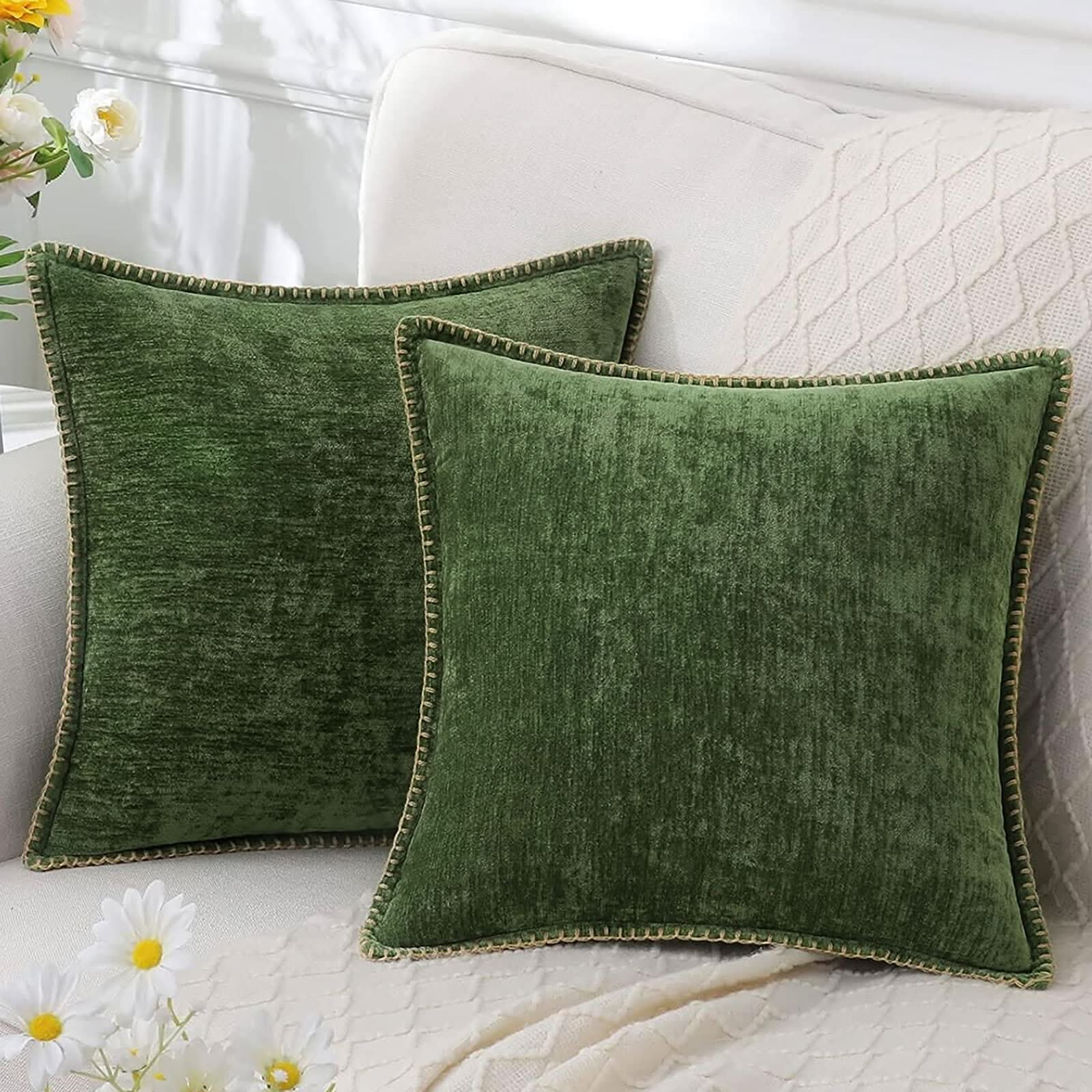 BowLift | Decorative Chenille Cushion Cover Soft Washable