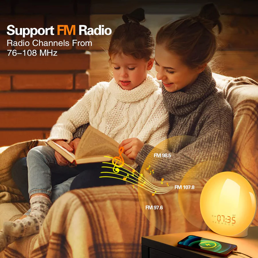 BowLift | Gentle Rise Smart Wake Up Light with Nature Sounds