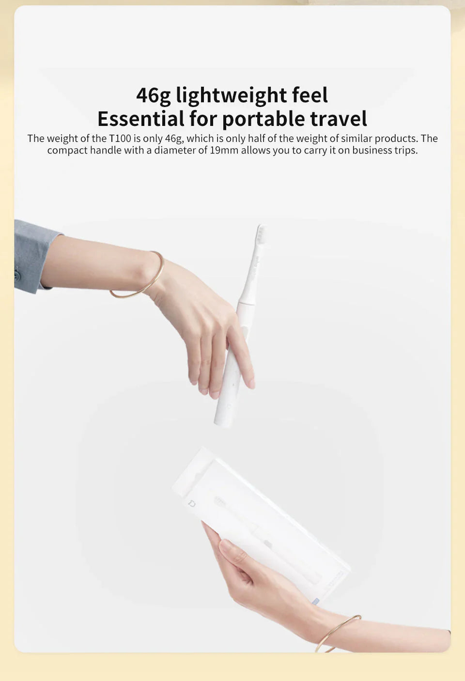 BowLift | Electric Sonic Toothbrush – Waterproof and USB rechargeable