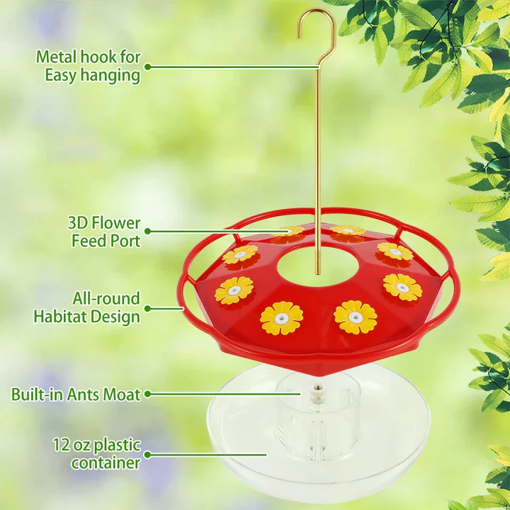 BowLift | Flower-Shaped Hummingbird Feeder