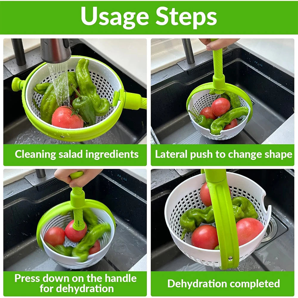 BowLift | 2 in 1 Salad Spinner Colander
