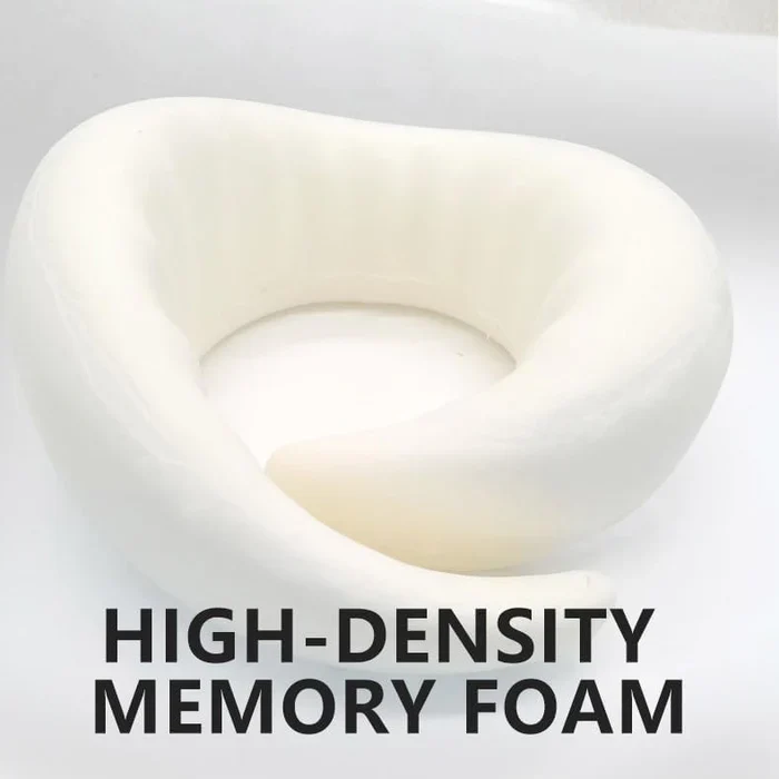 BowLift | Snail Style Memory Foam, Travel Curved Neck Pillow
