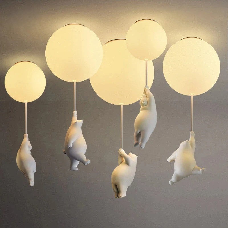 BowLift | Hanging Bears Balloons Lamp