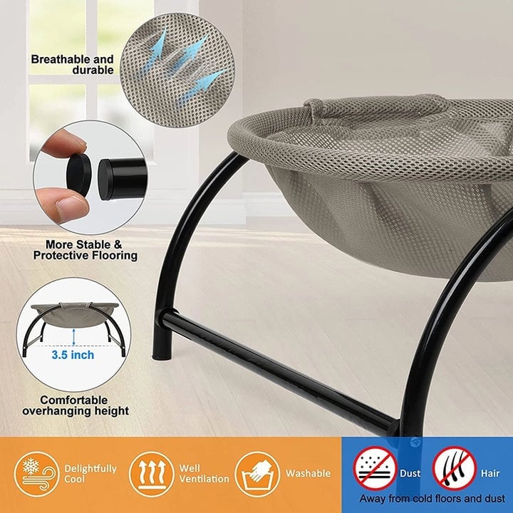 BowLift | Floor Cat Hammock-With Stand