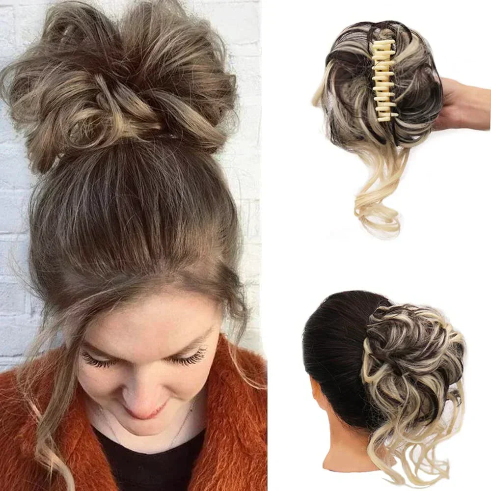 CurlyBun: Instant Curled Bun Hair Clip