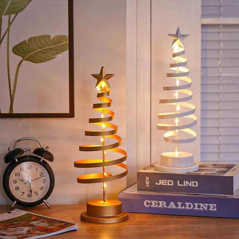 BowLift | Spiral LED Light Christmas Tree Decoration Night Light Ornaments