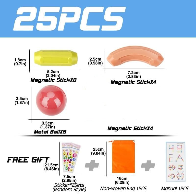 BowLift | Educational Magnet Building Blocks Toy Set