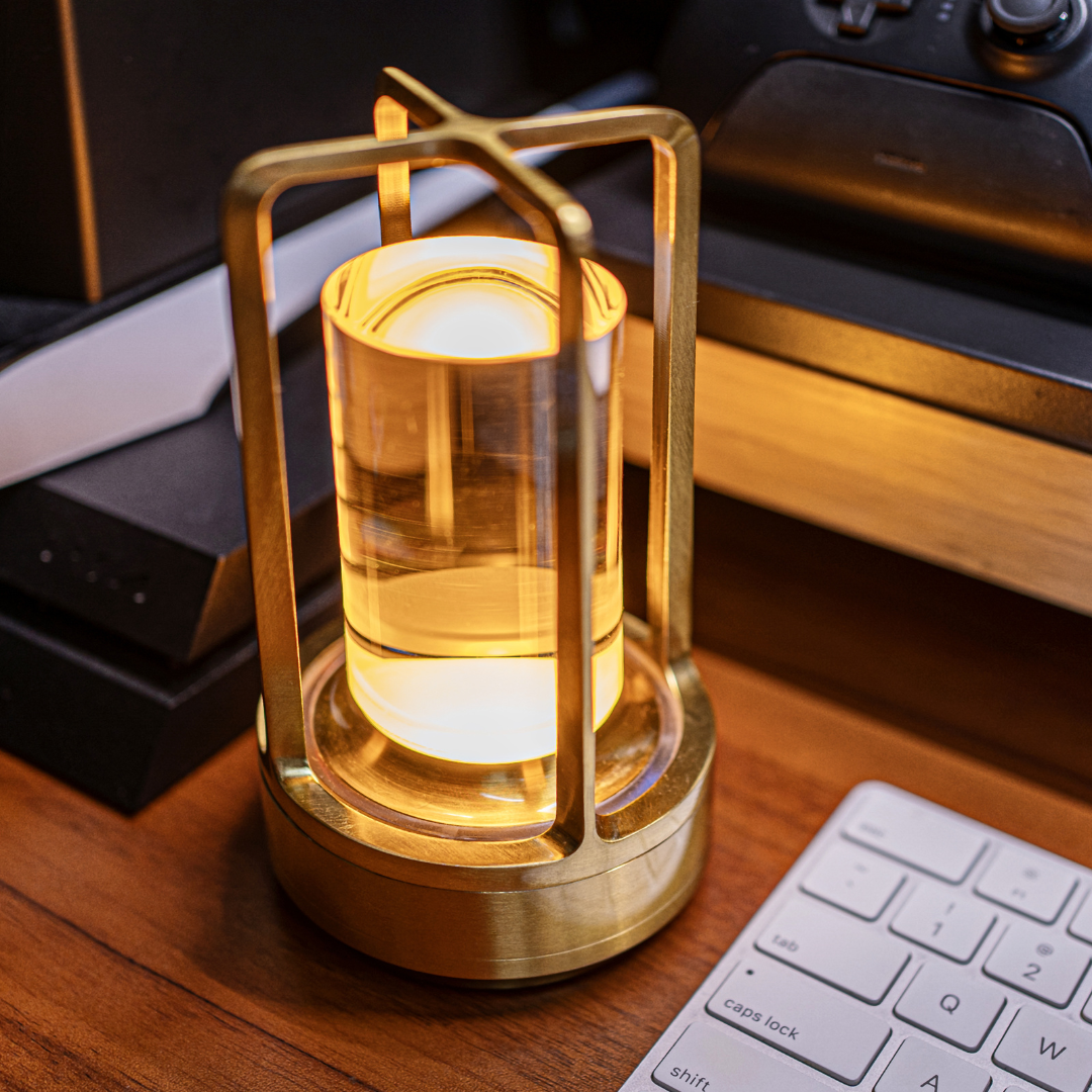 BowLift | LED Candle Effect Crystal Table Lamp