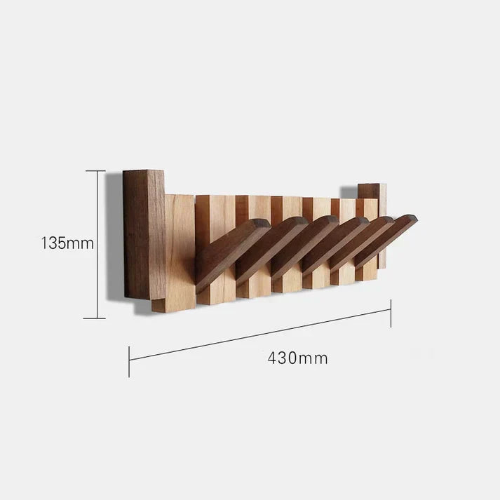 BowLift | HarmonyCoat Piano Wood Coat Rack – Decorative Hooks for Hall and Living Room