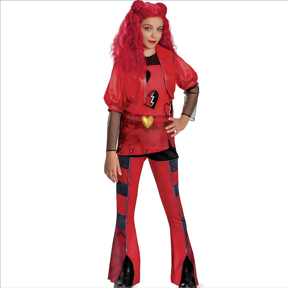 BowLift | Girls Villain Halloween Costume Long Sleeve Flared Pants
