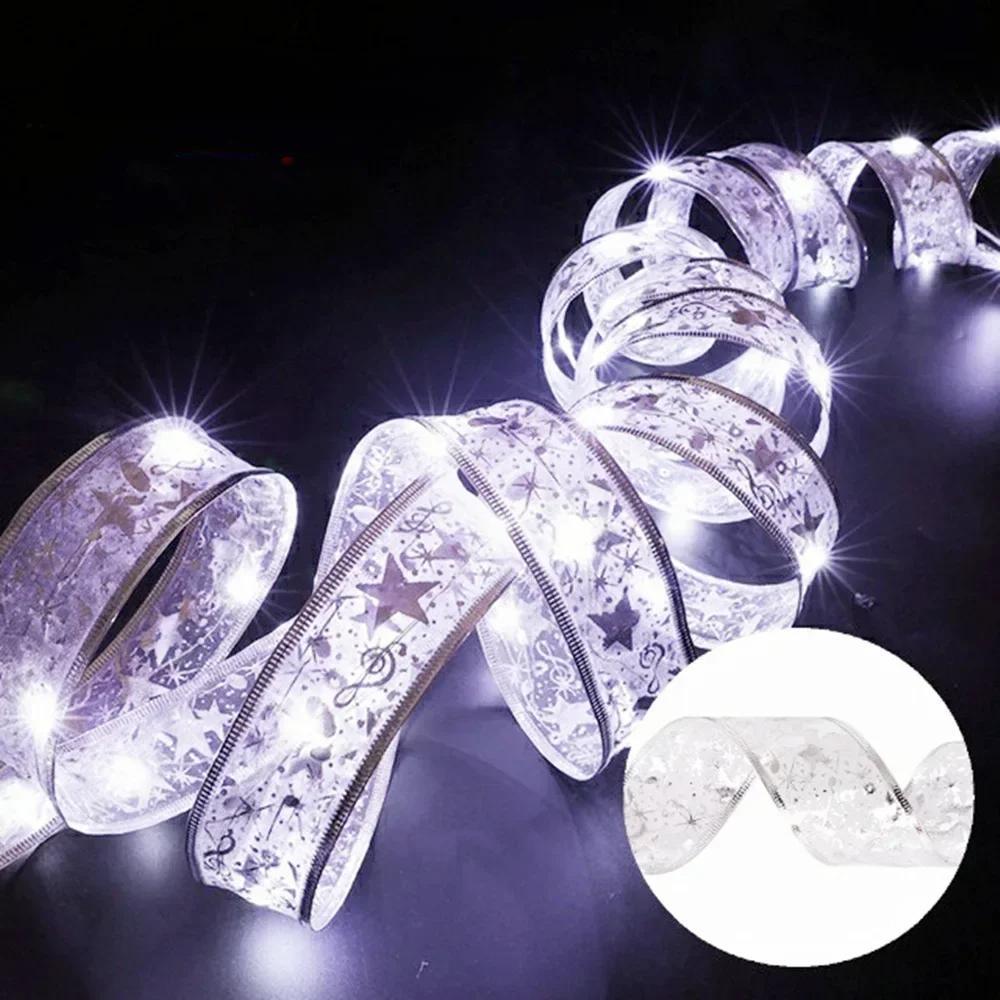 BowLift | Enchanting Ribbon Fairy Lights – Christmas Tree Ornaments & Home Décor for a Magical New Year’s Celebration!