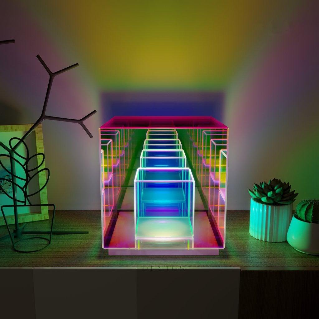 BowLift | Eternity Rubiks Cube Prism Lamp