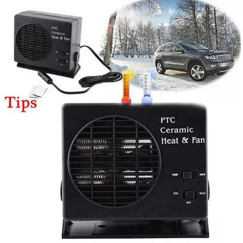 BowLift | Heater Fan for Car | 12V Portable Defroster Warmer