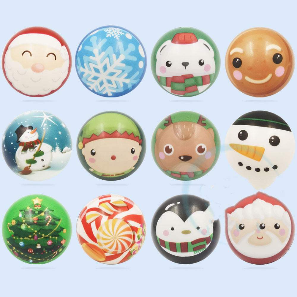 BowLift | Pu Foam Ball 63mm Christmas Decompression