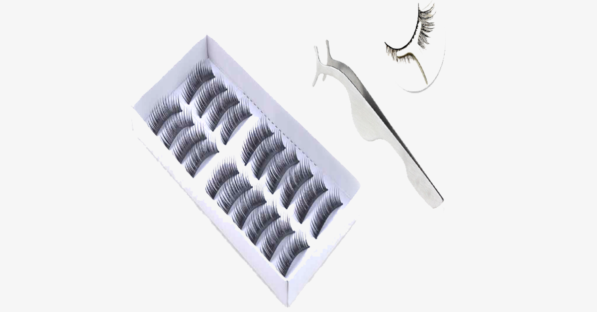 BowLift | False Eyelashes and Tweezers Set – Add Glamour to Your Makeup
