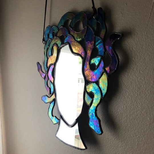 BowLift | Medusa Stained Glass Suncatcher Mirror