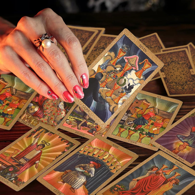 BowLift | Explore the Mystical World of Tarot Gold Foil Tarot