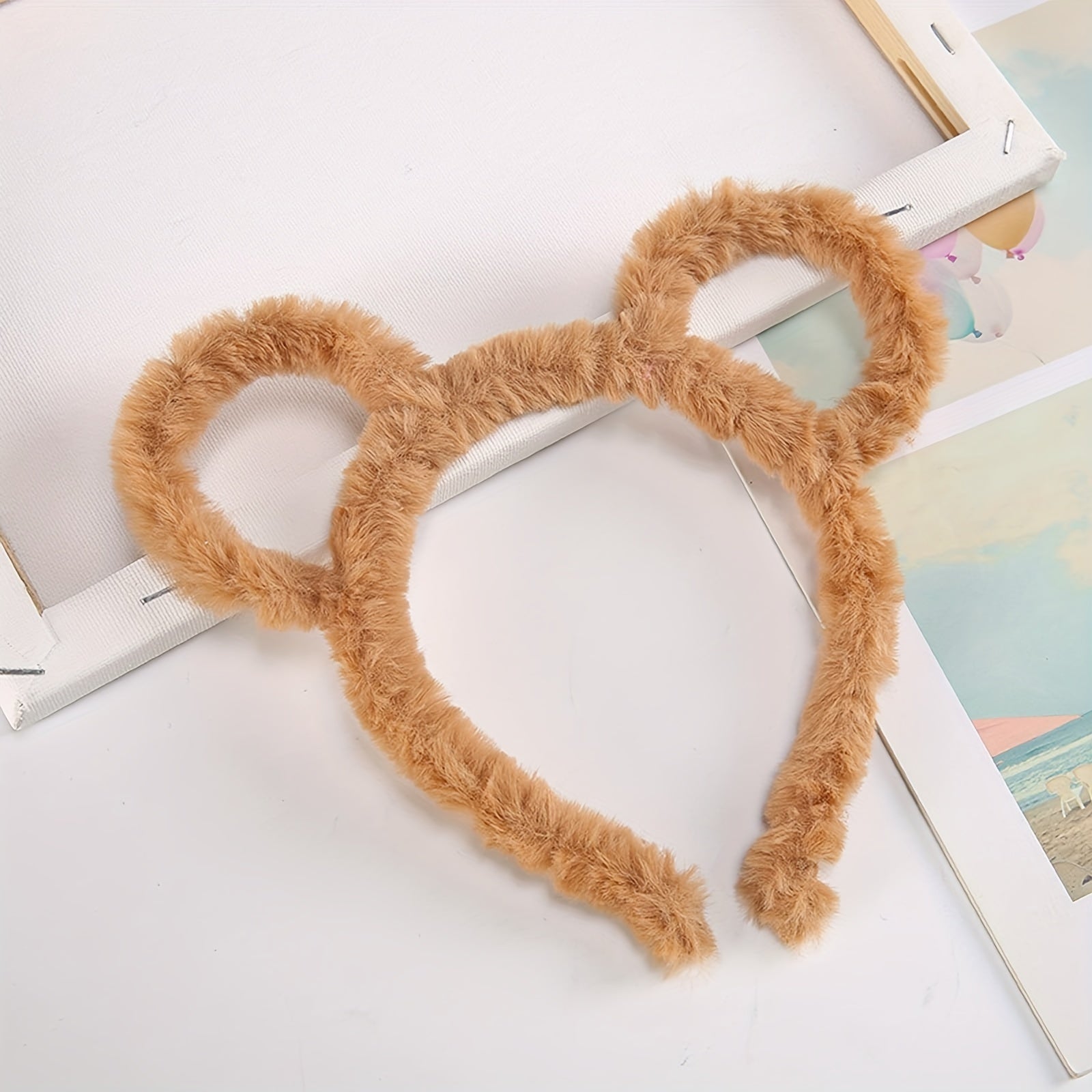 BowLift | Fuzzy Halloween Chipmunk Costume Accessories Set | Headband Glasses