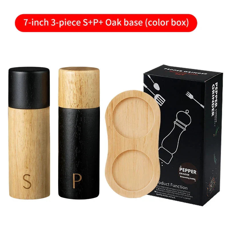 BowLift | Wood Salt and Pepper Mill Set