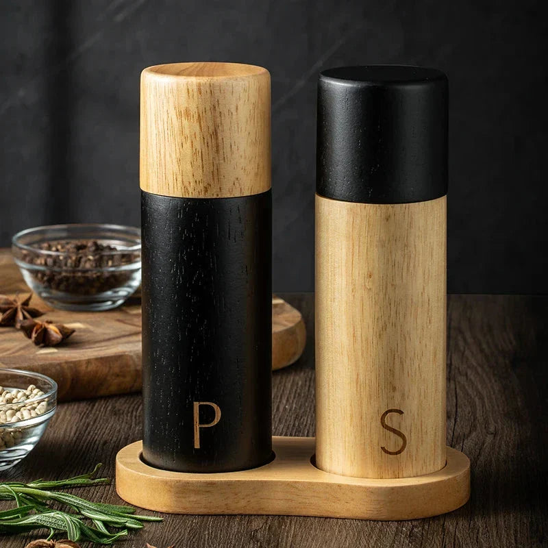 BowLift | Wood Salt and Pepper Mill Set