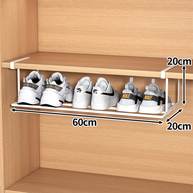 BowLift | FlexFit Shelf Extension – Adjustable Shoe Cabinet Organizer – Space-Saving Storage Solution – No-Tool Assembly – Fits 40–65 cm