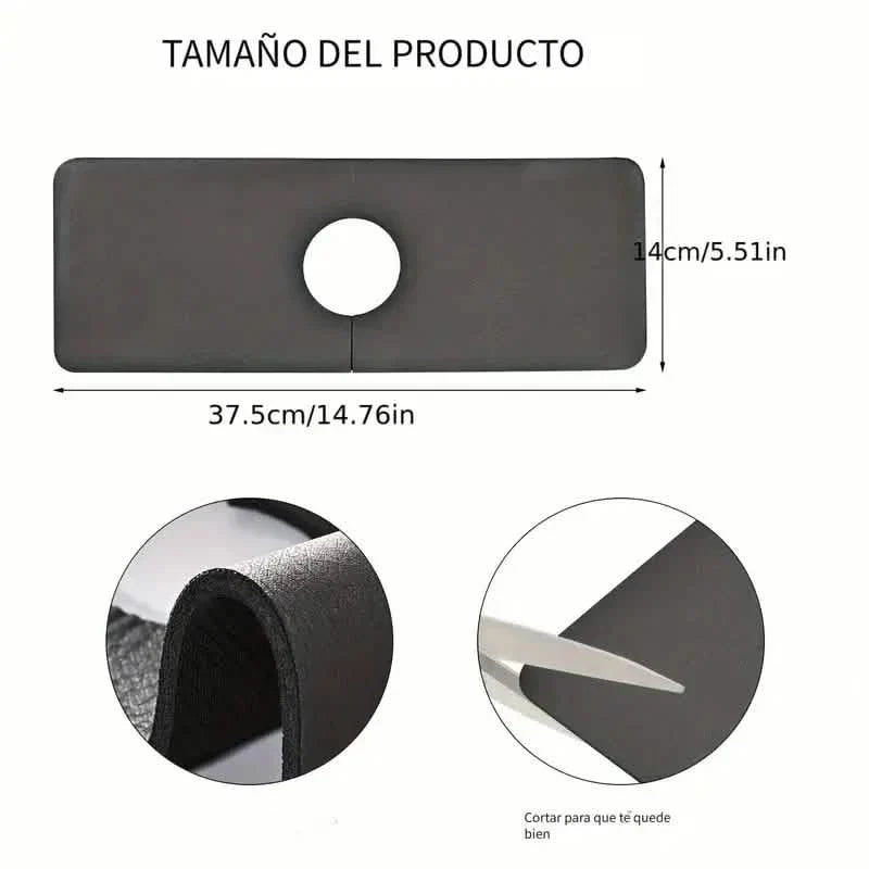 BowLift | Floral Sink Faucet Absorbent Mat