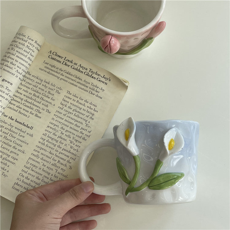 BowLift | Frendorf 3D Floral Hand-painted Mug