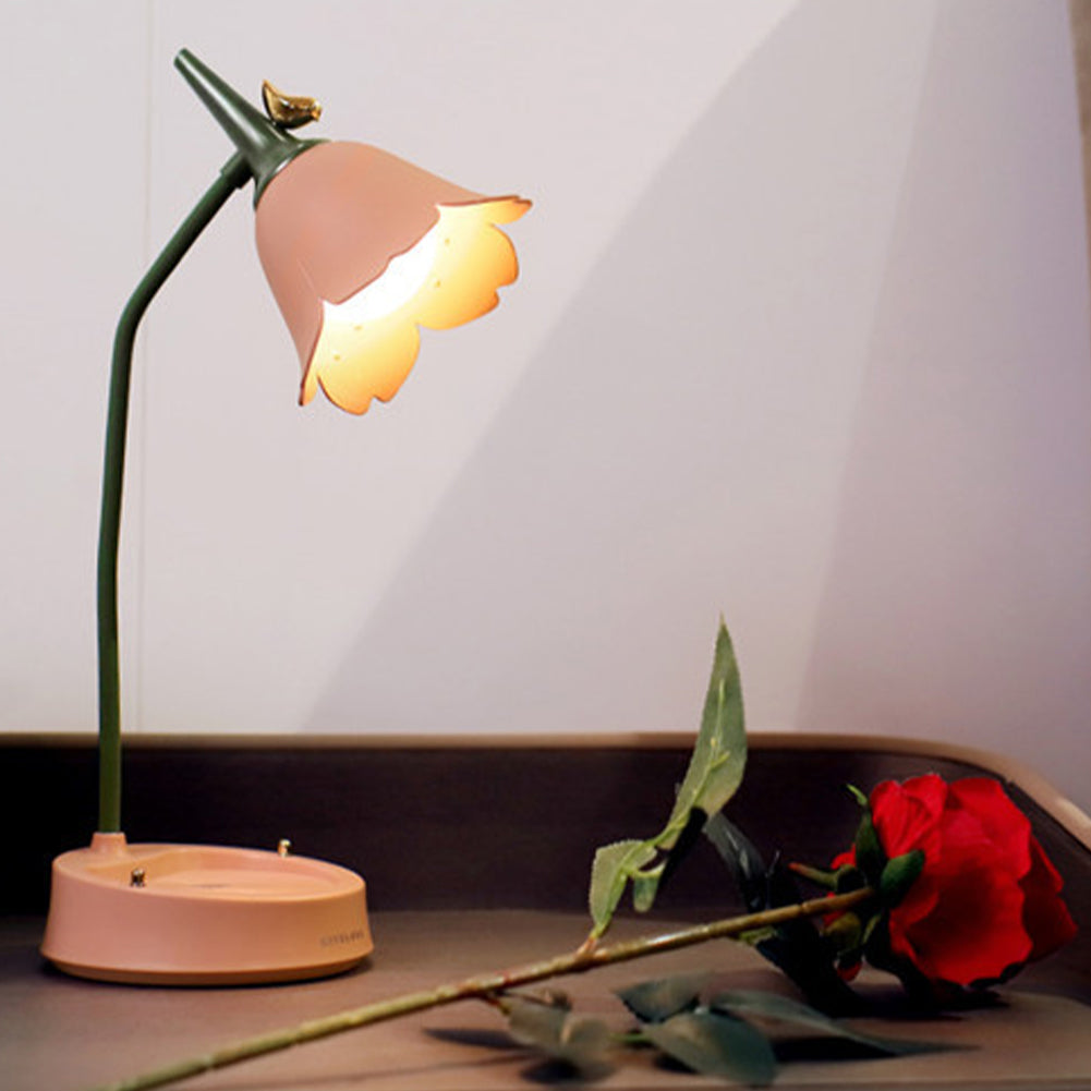 BowLift | Flower-Shaped Desk Lamp - LumaPetal