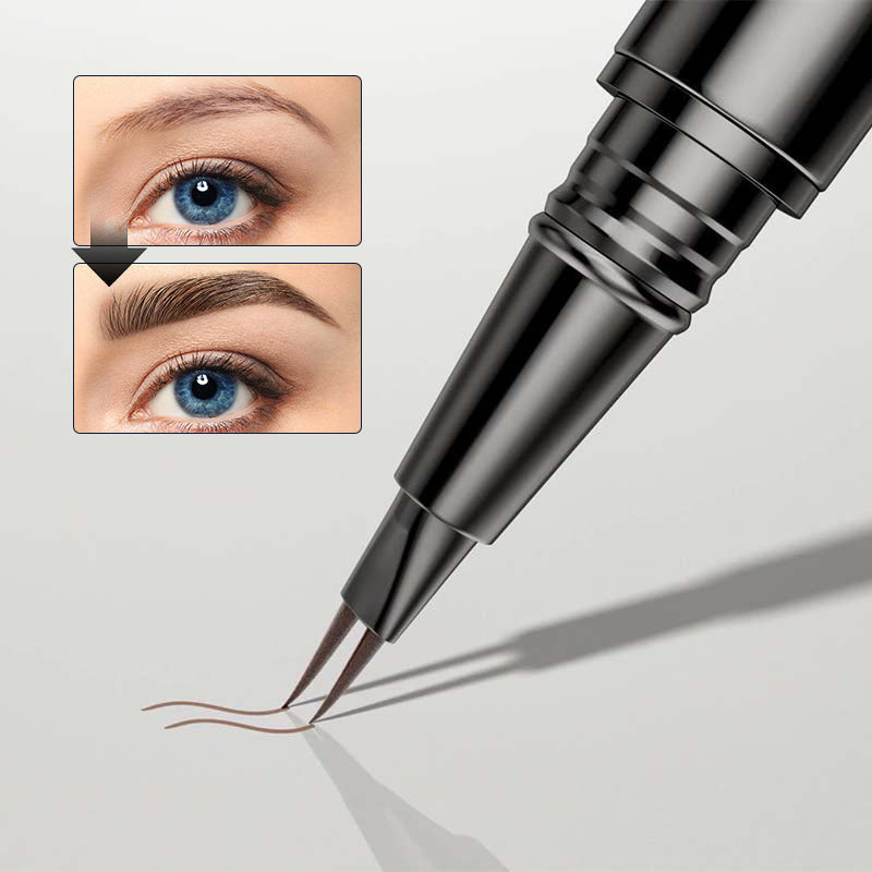 BowLift | 2-in-1 Dual-Ended Eyebrow Pencil with Micro-Fork Tip Applicator and Precise Brush Tip