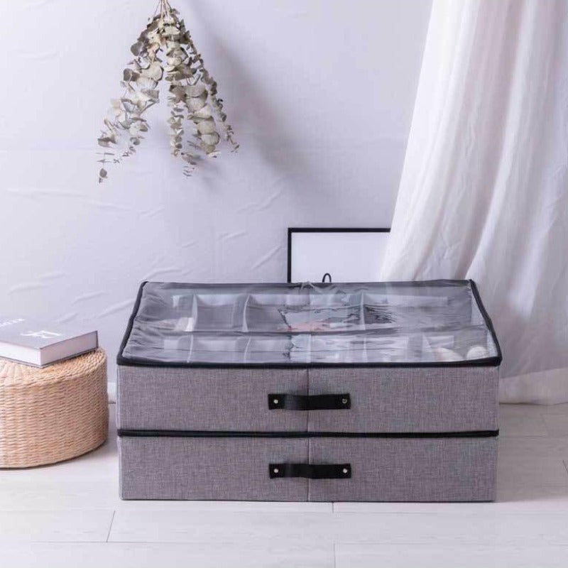 BowLift | Foldable Shoe Box Organizer and Shoe Storage