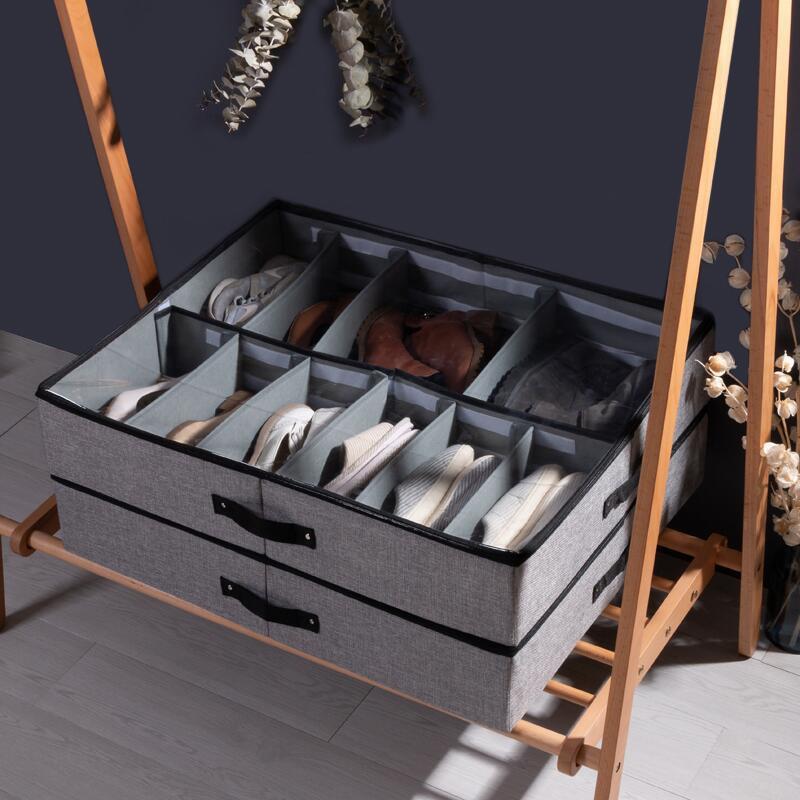 BowLift | Foldable Shoe Box Organizer and Shoe Storage
