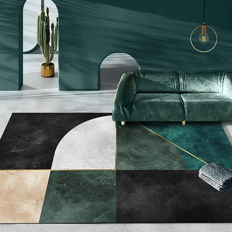 BowLift | Rug Geometric Polyester Washable Non Slip