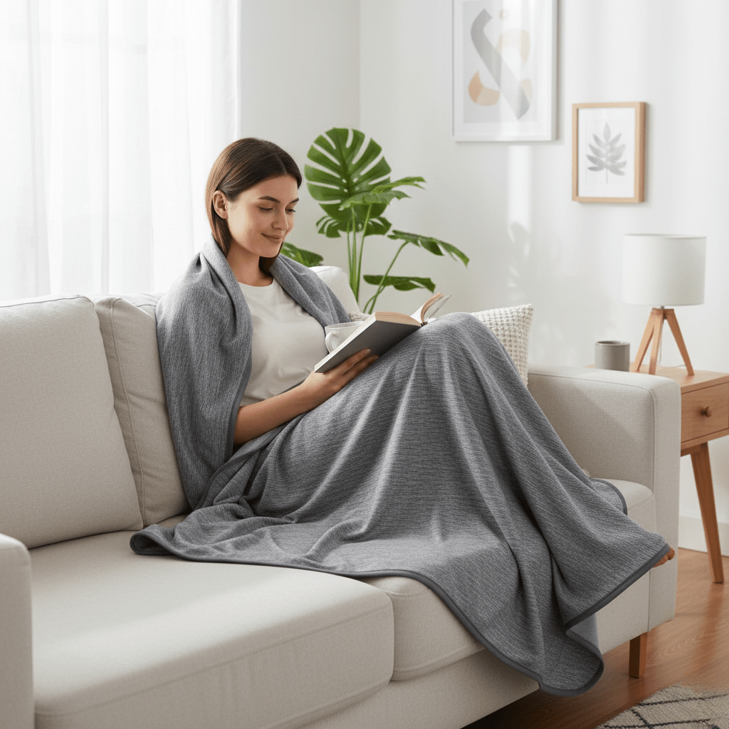 BowLift | GLACILUX – Temperature-Regulating Cooling Blanket for Deep Sleep