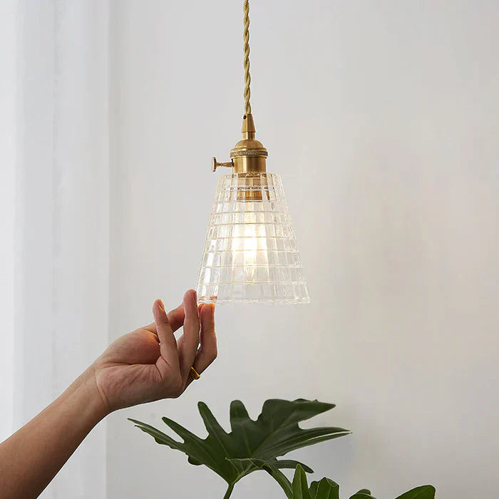 BowLift | Glass Pendant Lamp - OpulentGlow