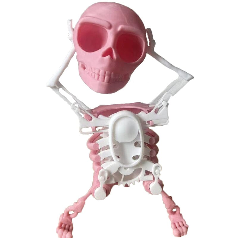 BowLift | 3D Dancing Skull Toy | Swinging Halloween Decoration | Fun Motion Figure | Durable Plastic | Party Gift