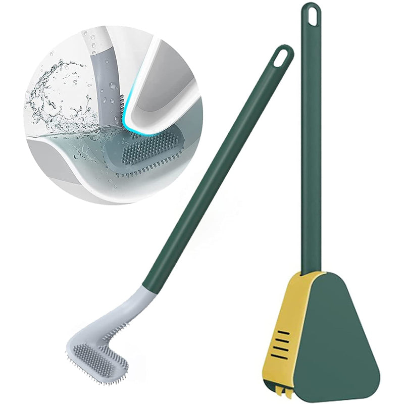 BowLift | Longer Handle Flexible Silicone Golf Toilet Brush