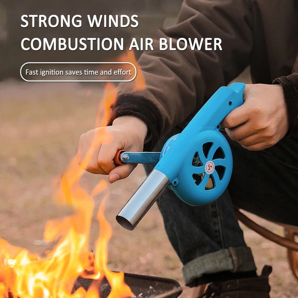 BowLift | GRILLBLOW – Portable Hand Crank BBQ Fan for Outdoor Cooking