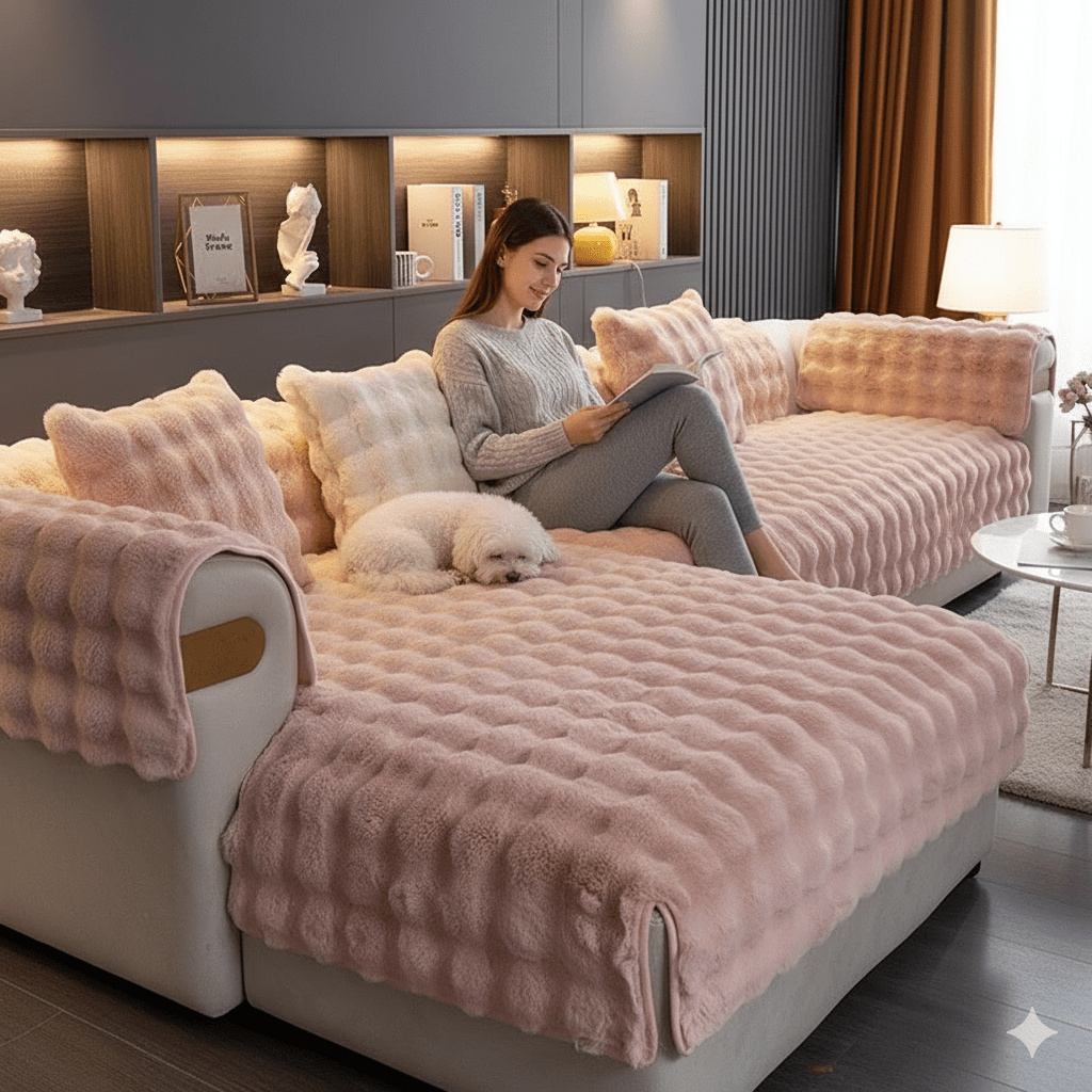 BowLift | GuardianGrip Cover – Non-Slip Sofa Protector for Pets and Kids