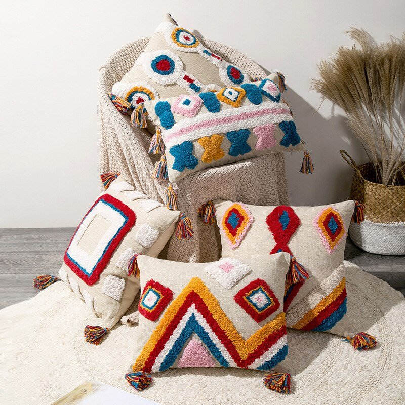 BowLift | Handcrafted Moroccan Boho Style Cushion Cover