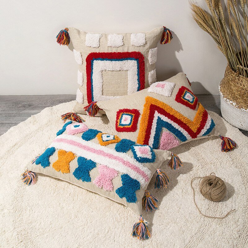 BowLift | Handcrafted Moroccan Boho Style Cushion Cover