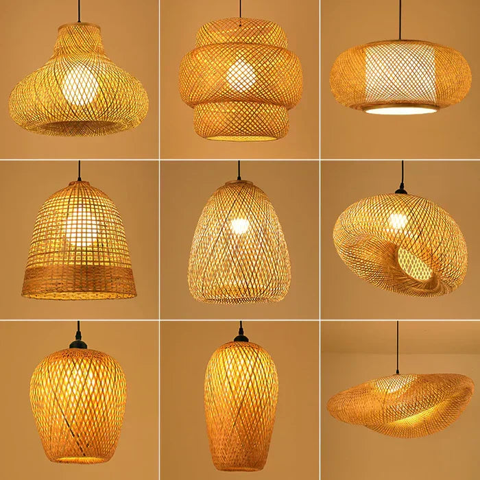 BowLift | Handmade Rattan Pendant Lamp - RayaLicht