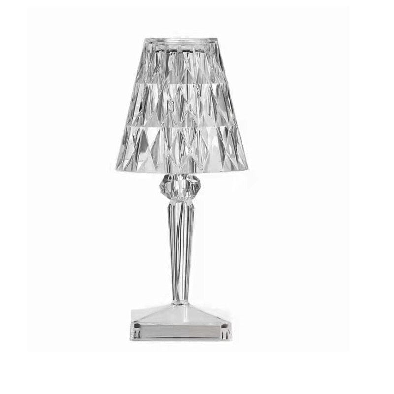 BowLift | CrystaLamp - LED Table Lamp made of Diamond Crystal