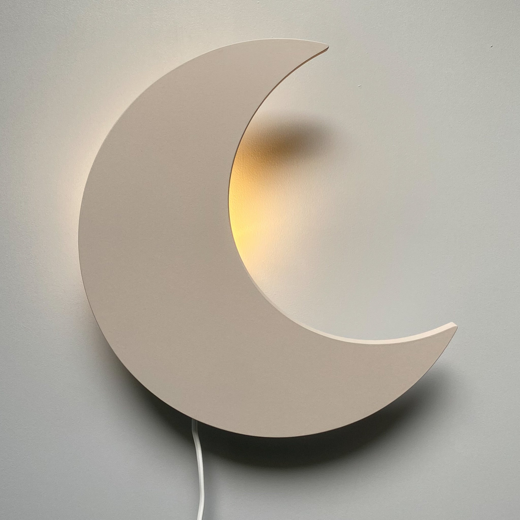 BowLift | Wooden Moon-Shaped Night Light for Kids