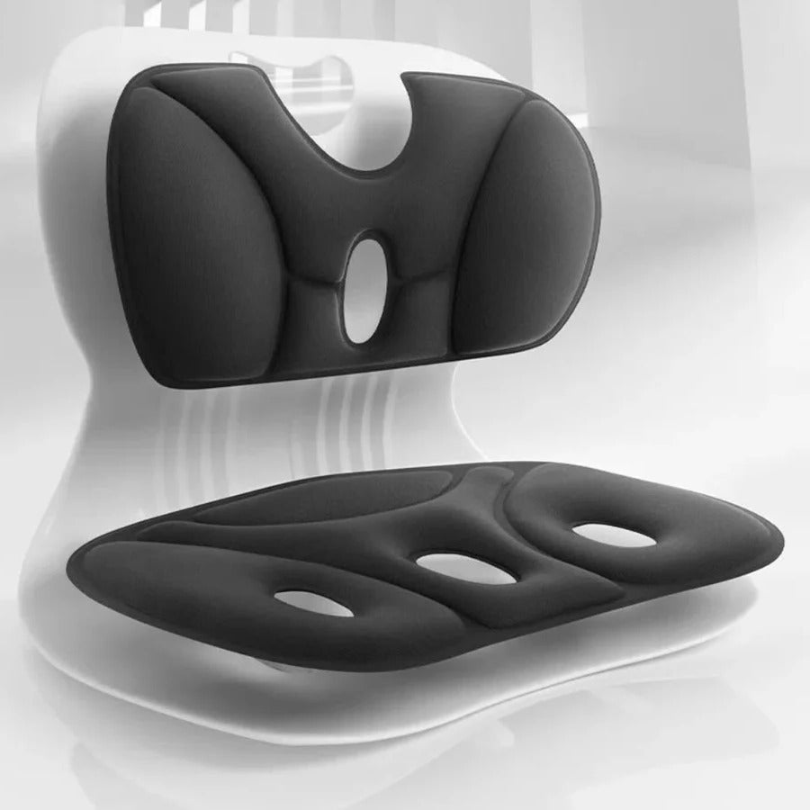 BowLift | Ergonomic Office Chair Posture Corrector Seat with Backrest