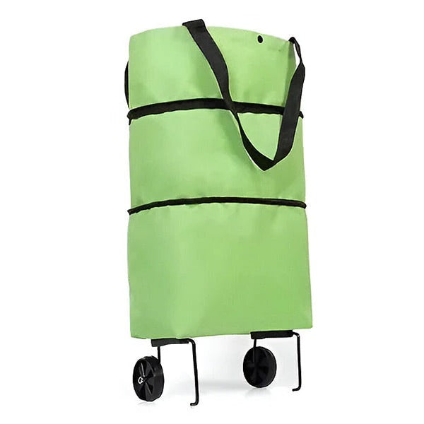 BowLift | Foldable Shopping Trolley, 2-in-1 Carry Bag & Rolling Cart
